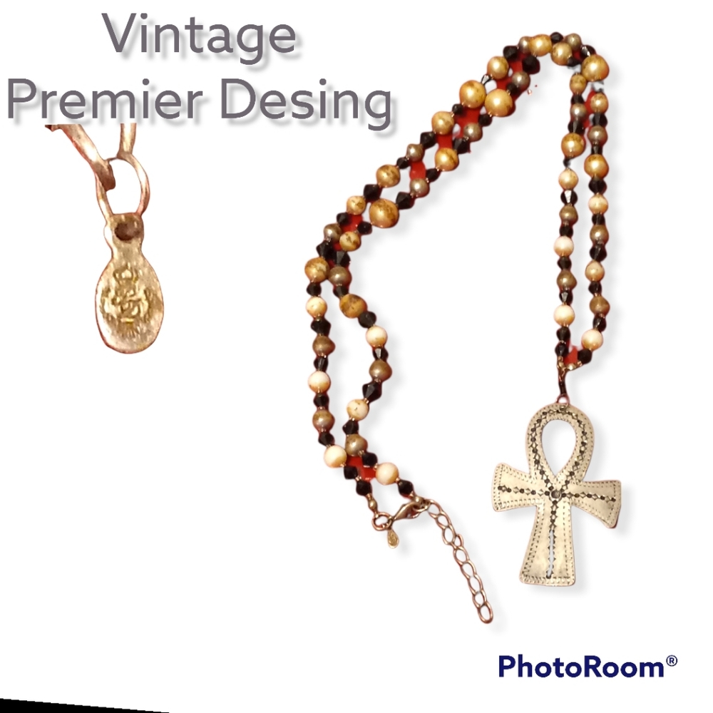 🌻😇Vintage Beauty Necklace Beated Multicolor on Silver Tone😇🌻